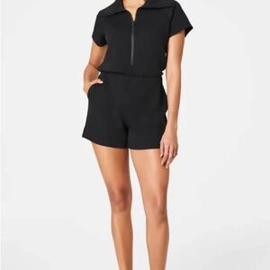 SPANX AIRESSENTIALS HALF ZIP ROMPER